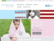 Tablet Screenshot of myblankeeinc.com